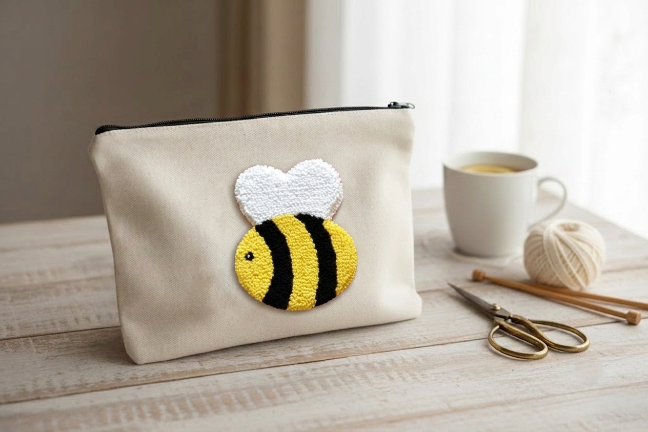 Bee Canvas Pouch | British Countryside & Wildlife Gift