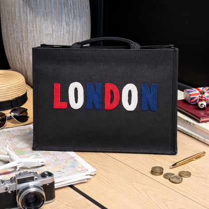 Jute London Punch Needle Shoulder Bag