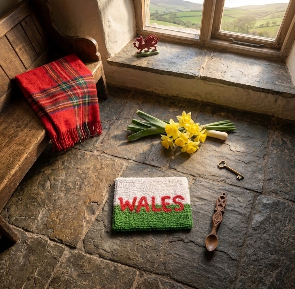 Wales Flag Coaster