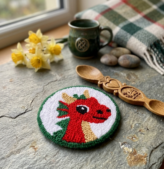 Baby Welsh Dragon Coaster