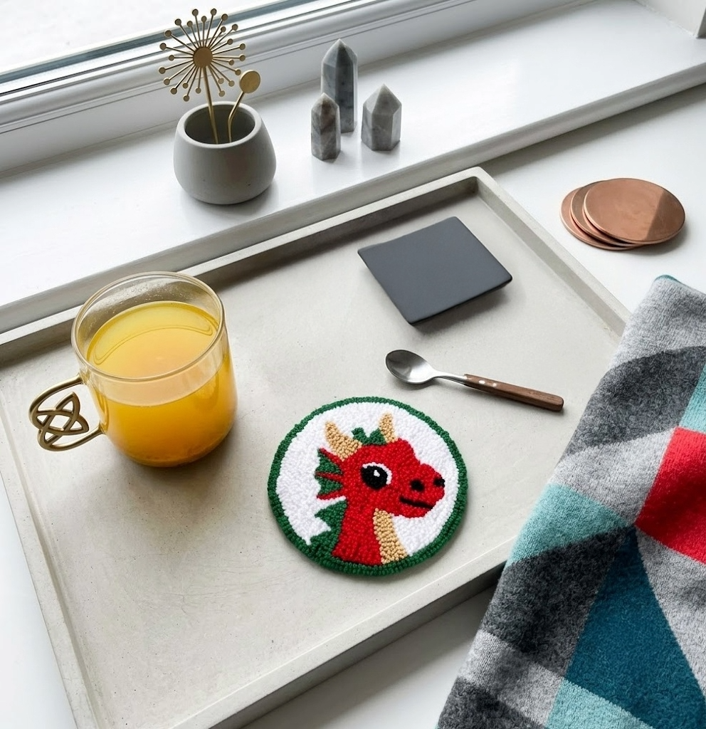 Baby Welsh Dragon Coaster