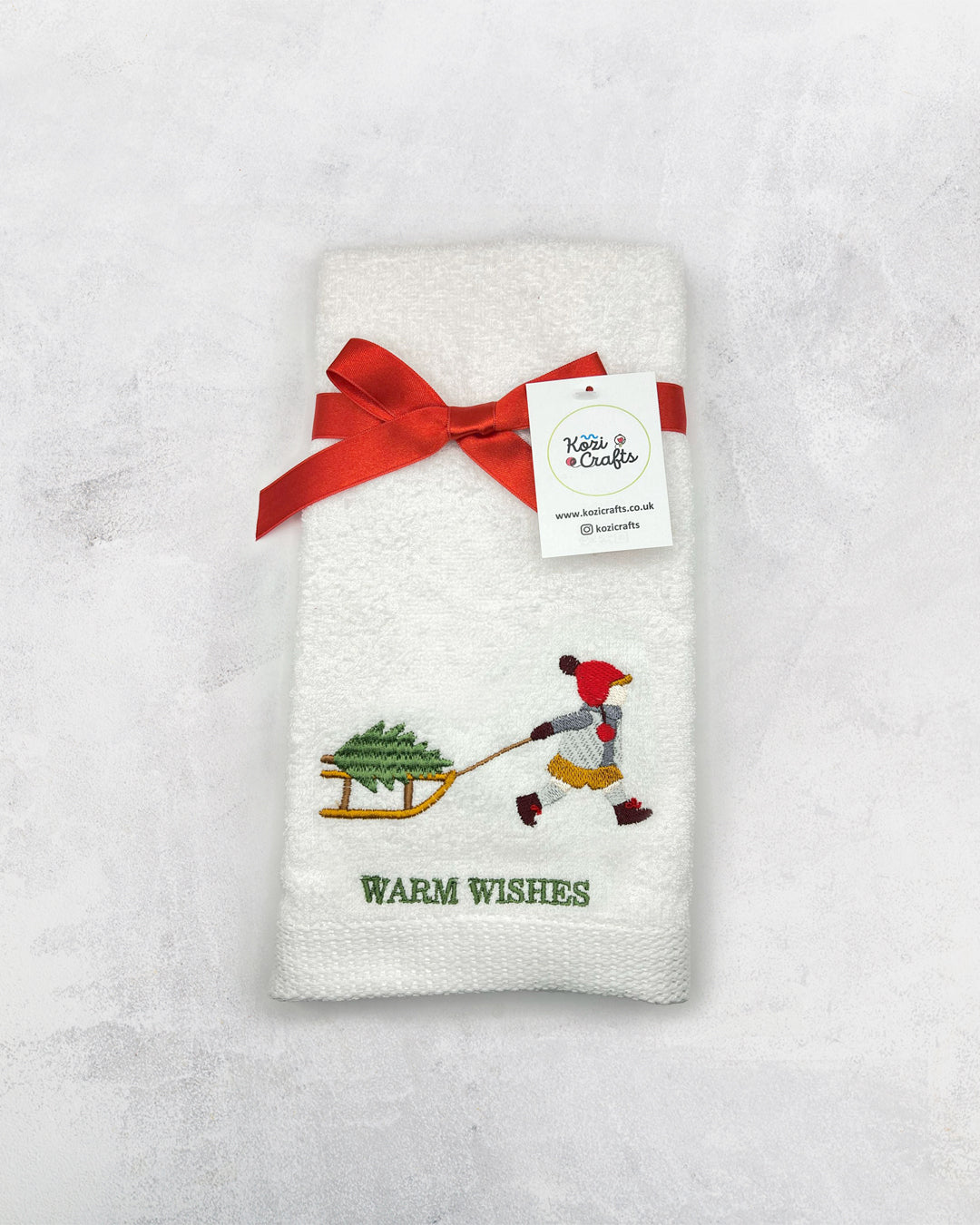 CHRISTMAS HAND TOWELS | 100% COTTON