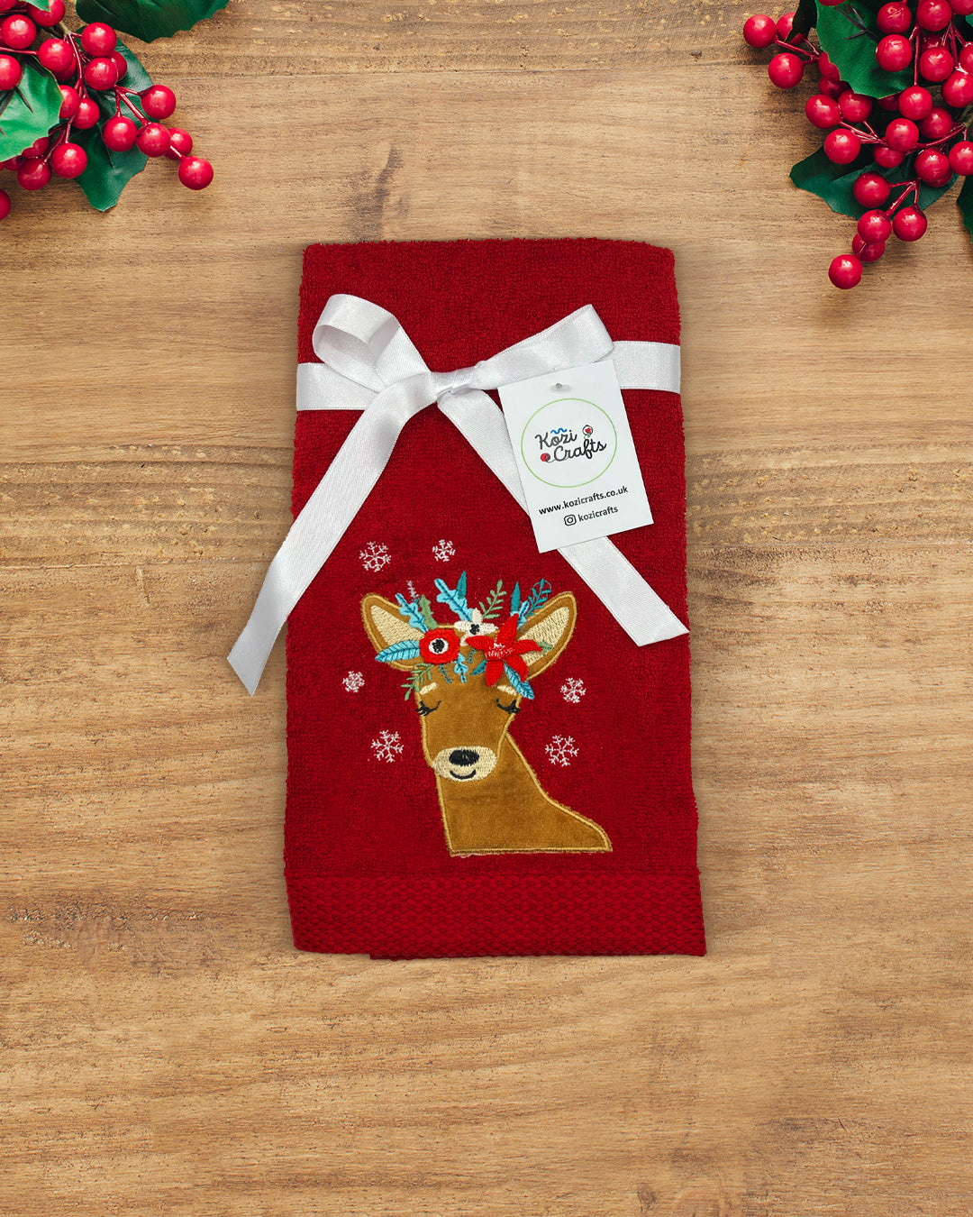CHRISTMAS HAND TOWELS | 100% COTTON