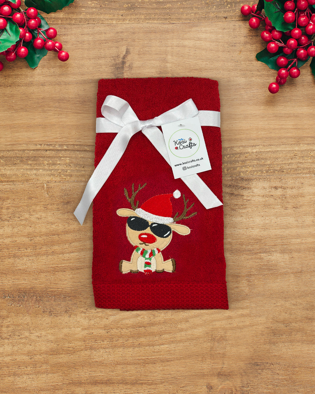 CHRISTMAS HAND TOWELS | 100% COTTON