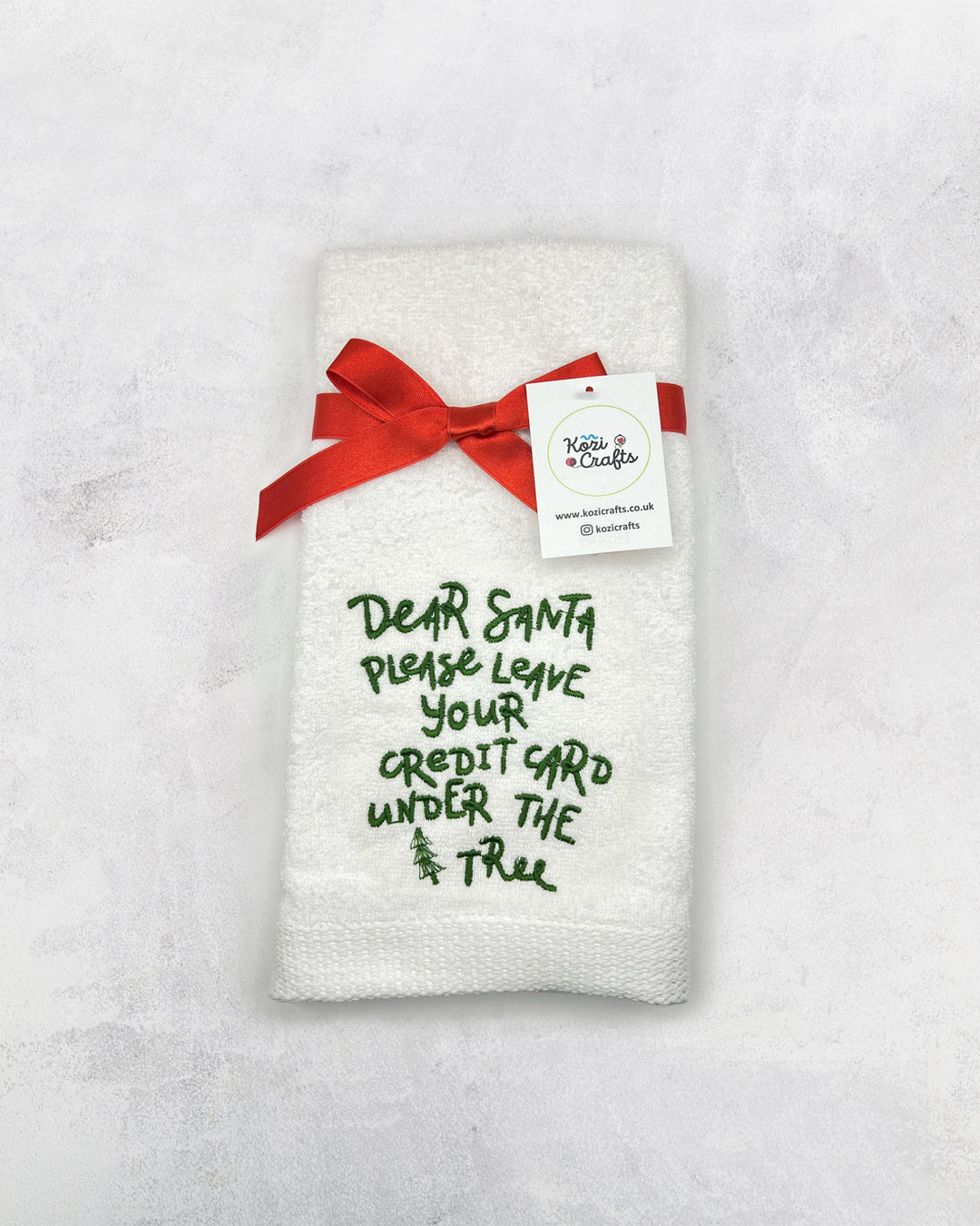 CHRISTMAS HAND TOWELS | 100% COTTON