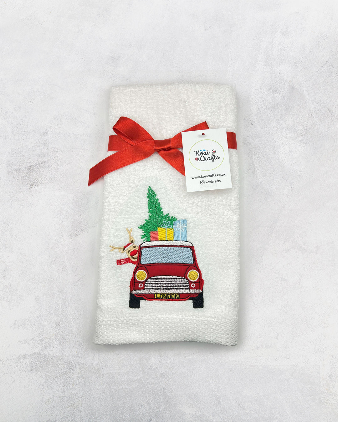 CHRISTMAS HAND TOWELS | 100% COTTON
