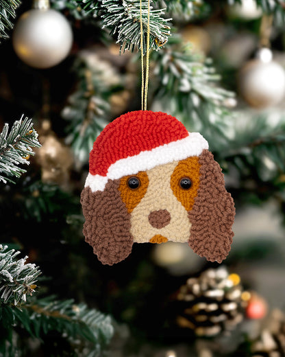 Punch Needle Handcrafted Christmas Ornaments